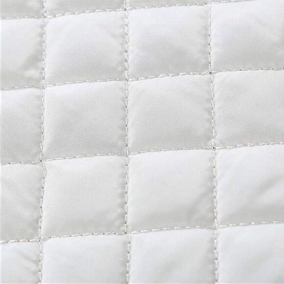 Women’s Quilted Lightweight Padding Jacket / Vest Puffer Coat Winter White - Picture 5 of 11